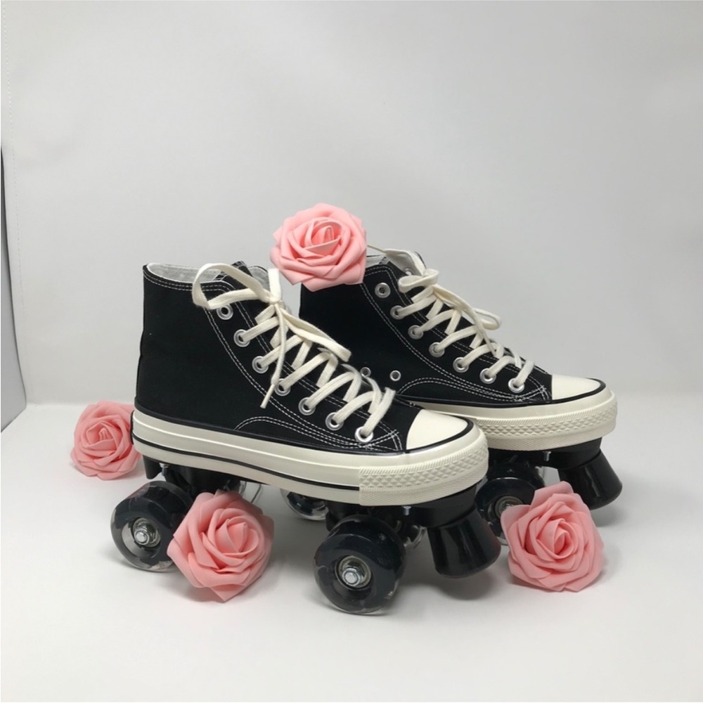 Black Quad Roller Skates size 7